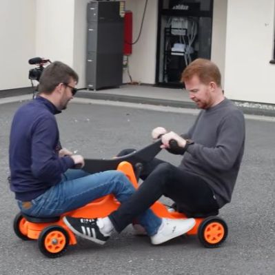 It's arguably adult-sized. (Credit: Sam Barker, YouTube)