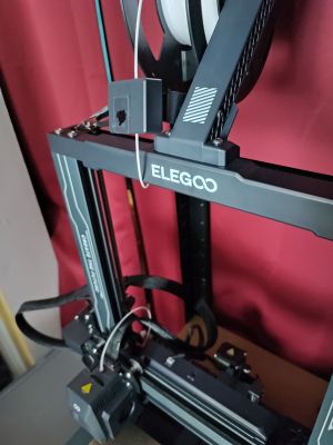 A very unhappy spool of PLA filament. (Credit: Maya Posch)
