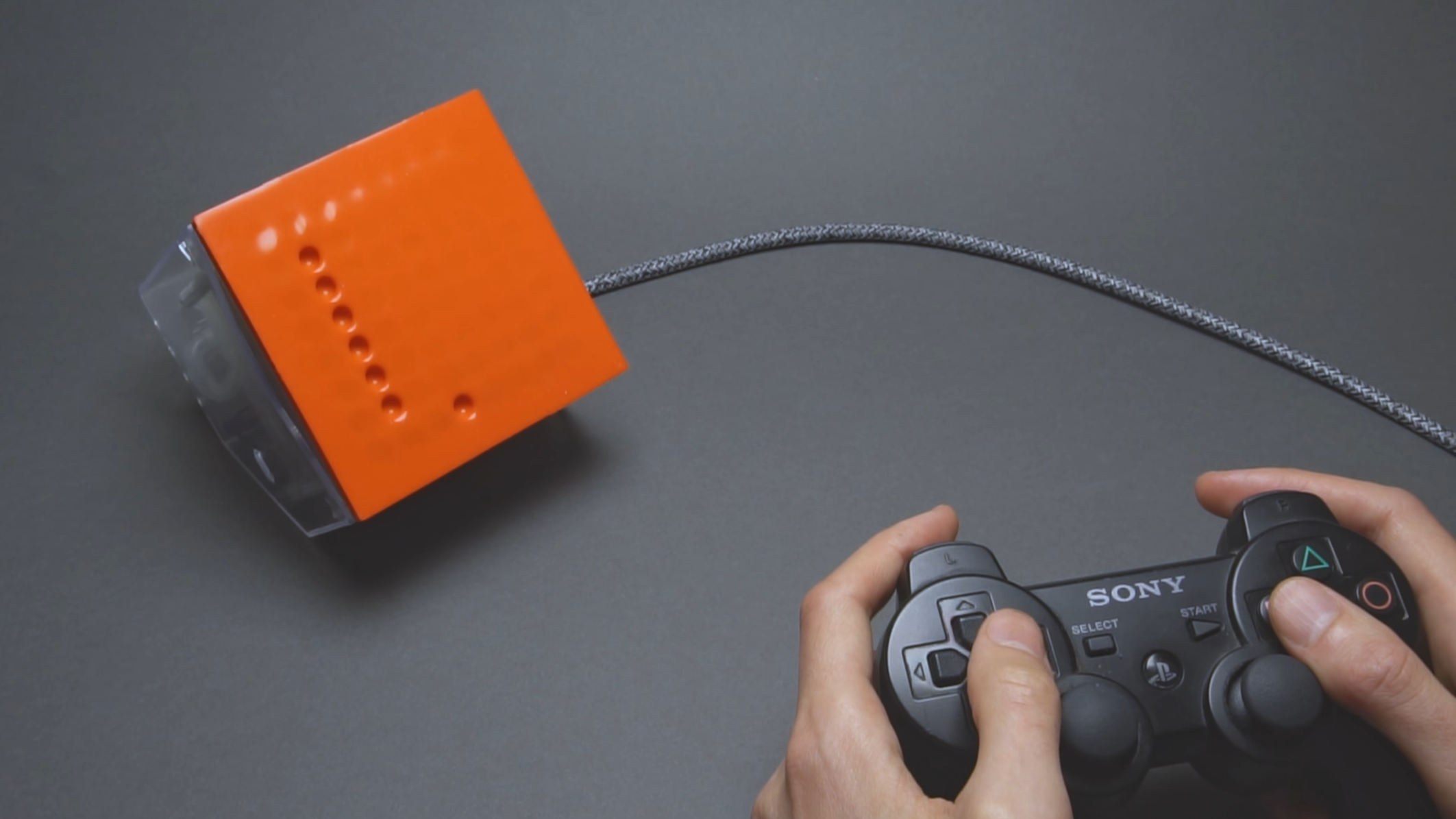 Playing Snake with a Pneumatic Display