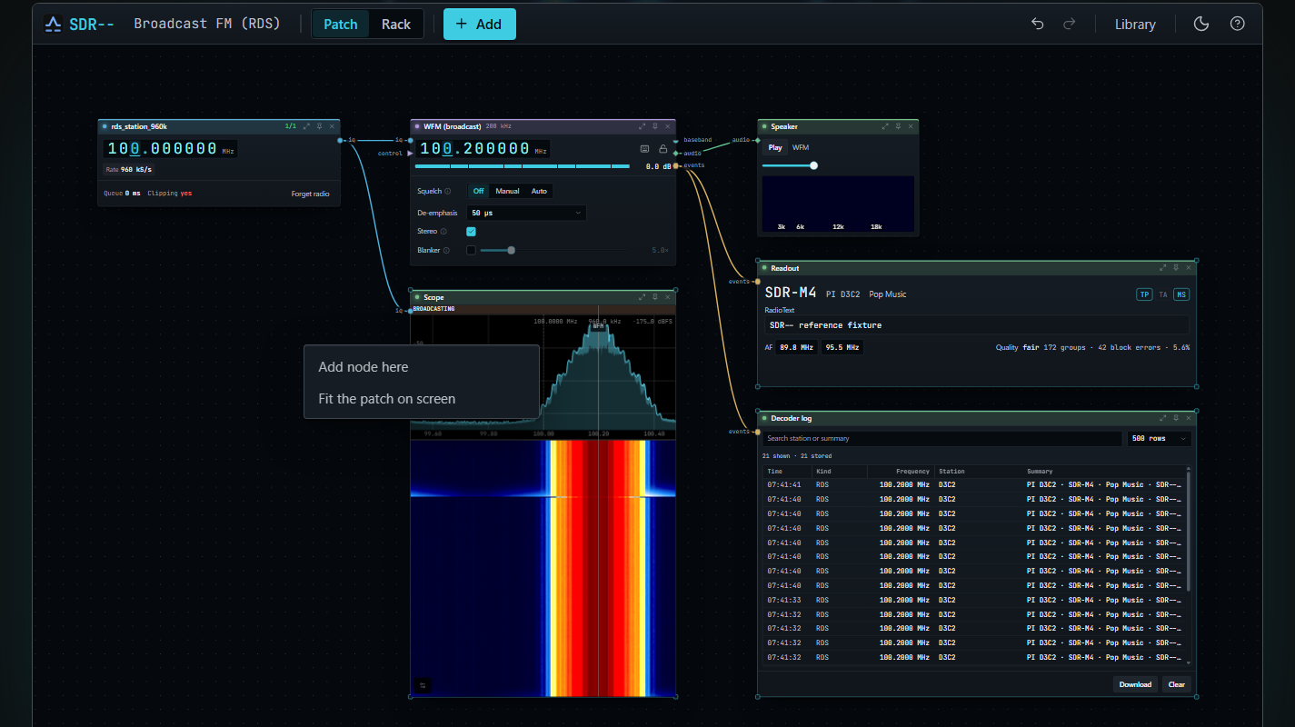 SDR- Lets You Patch Together Your Setup