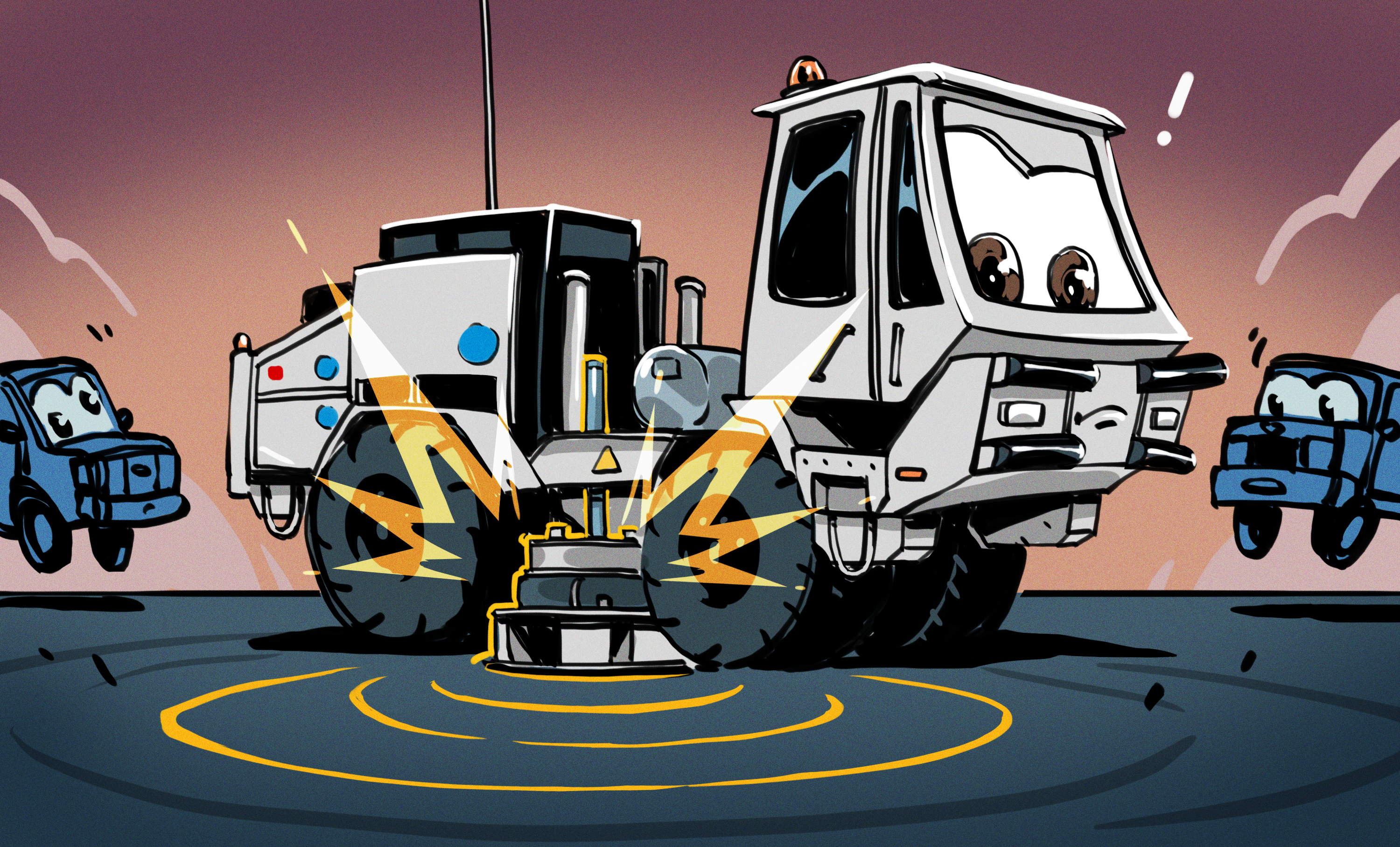 Hunting the Wild Vibrotruck