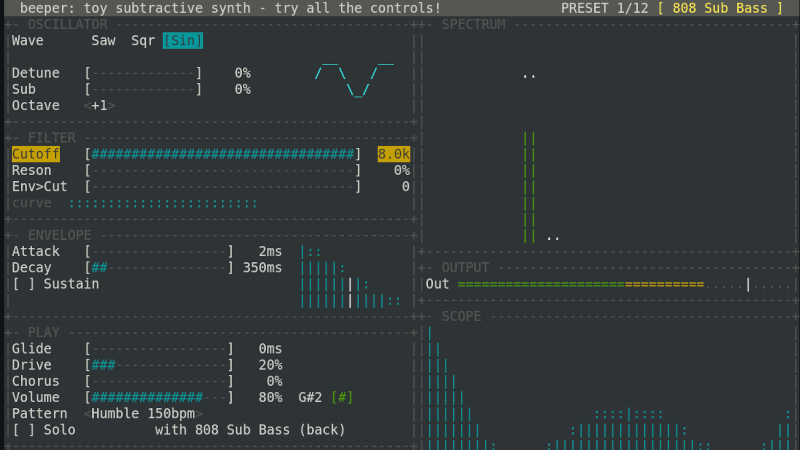 A Tiny Toy Synth For Smaller Computers