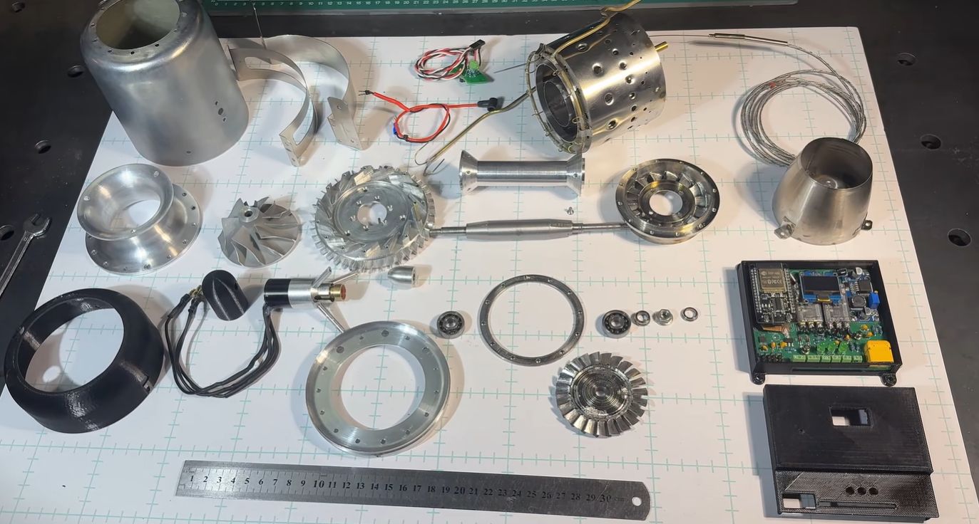 Assembling and Testing a DIY Jet Turbine
