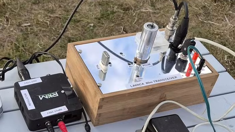 TV Audio Tube Makes a Transceiver
