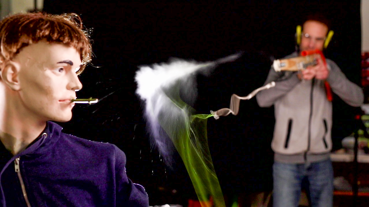 Whip-Cracking Machine Reliably Breaks the Sound Barrier