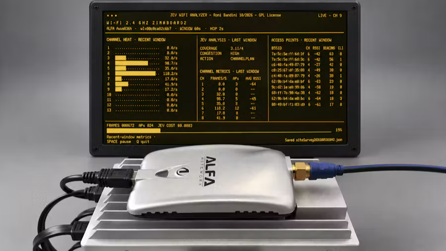 DIY WiFi Analyzer Sniffs Out Congestion and Coverage Issues  Suggests Fixes