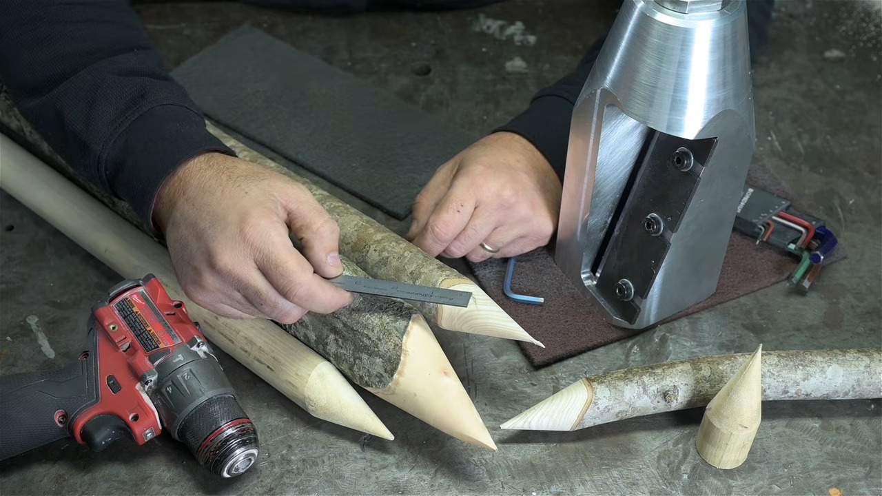 Hand-Machined Stake Sharpener Just in Time for Dracula Season