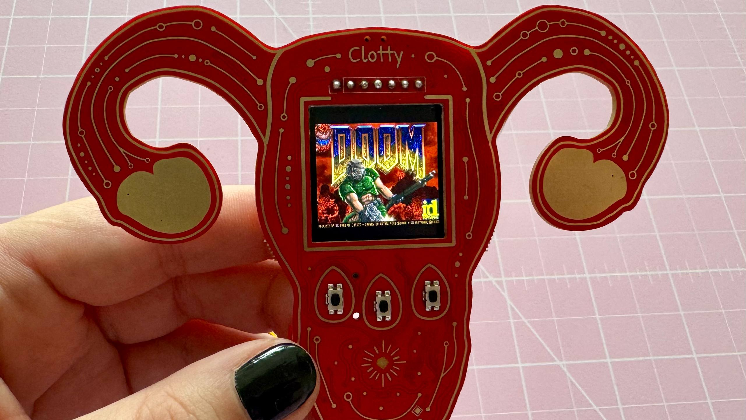 Clotty The Custom Period Tracker Can  Of Course  Run DOOM