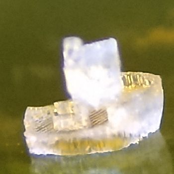 The 0.5 mm Benchy made with the MicroRepRap UV head.