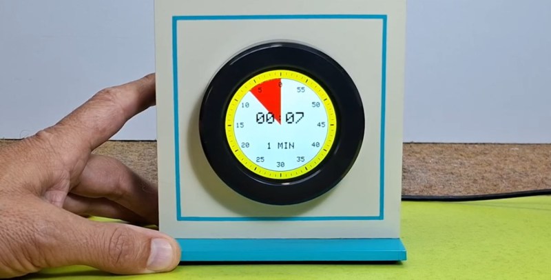 ESP32 Rotary Display Makes Ideal Timer