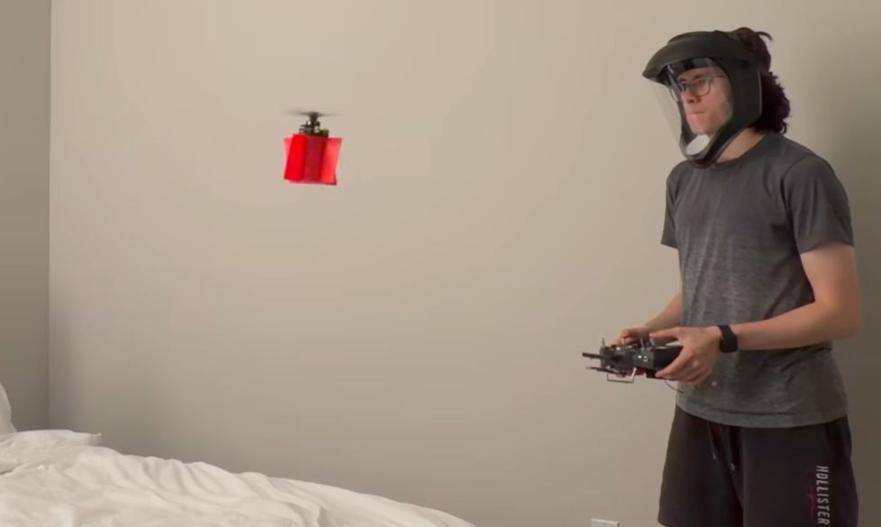 Building a Flying Drone With a Single Propeller